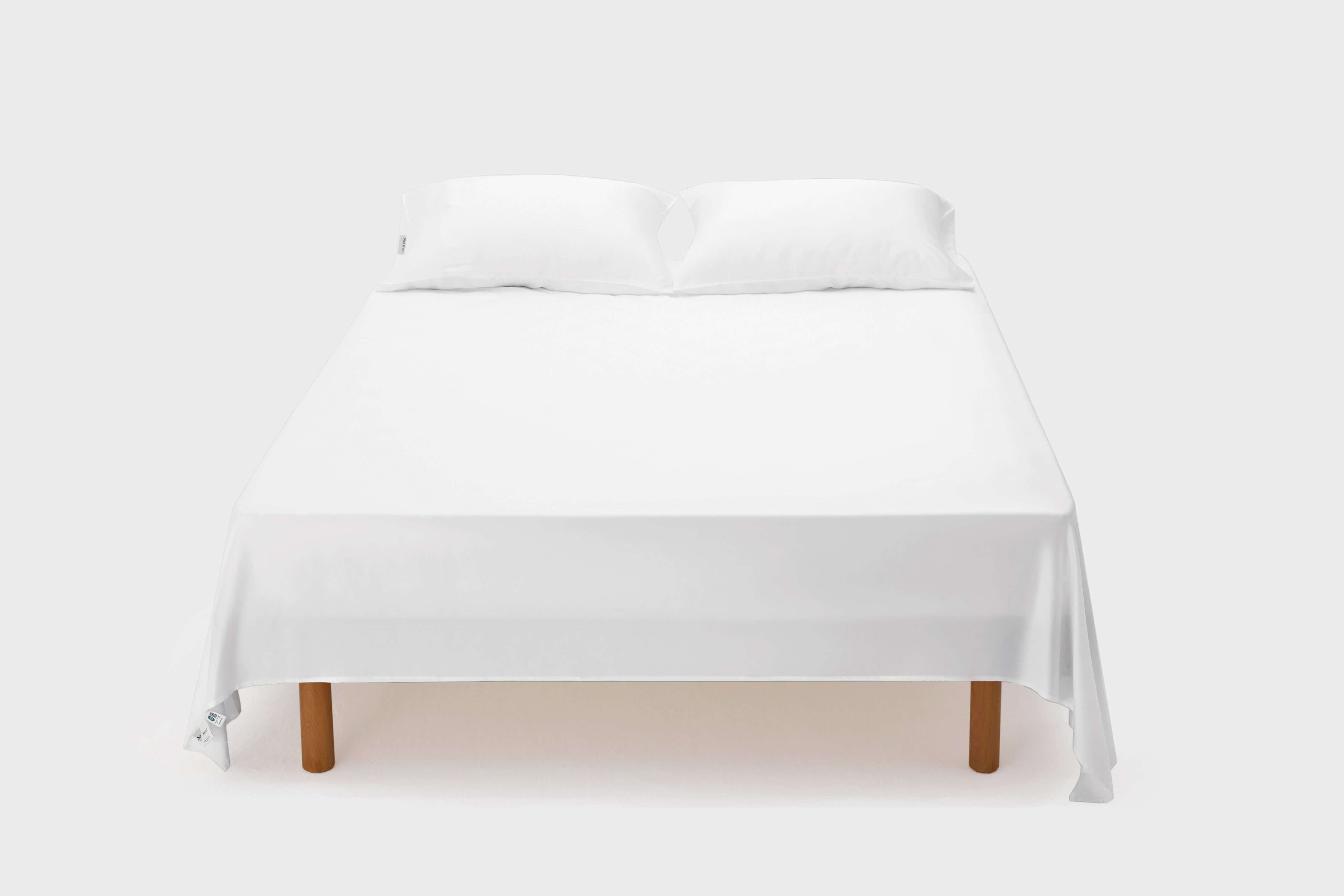 #color_snow white_Lyocell Sheet Set