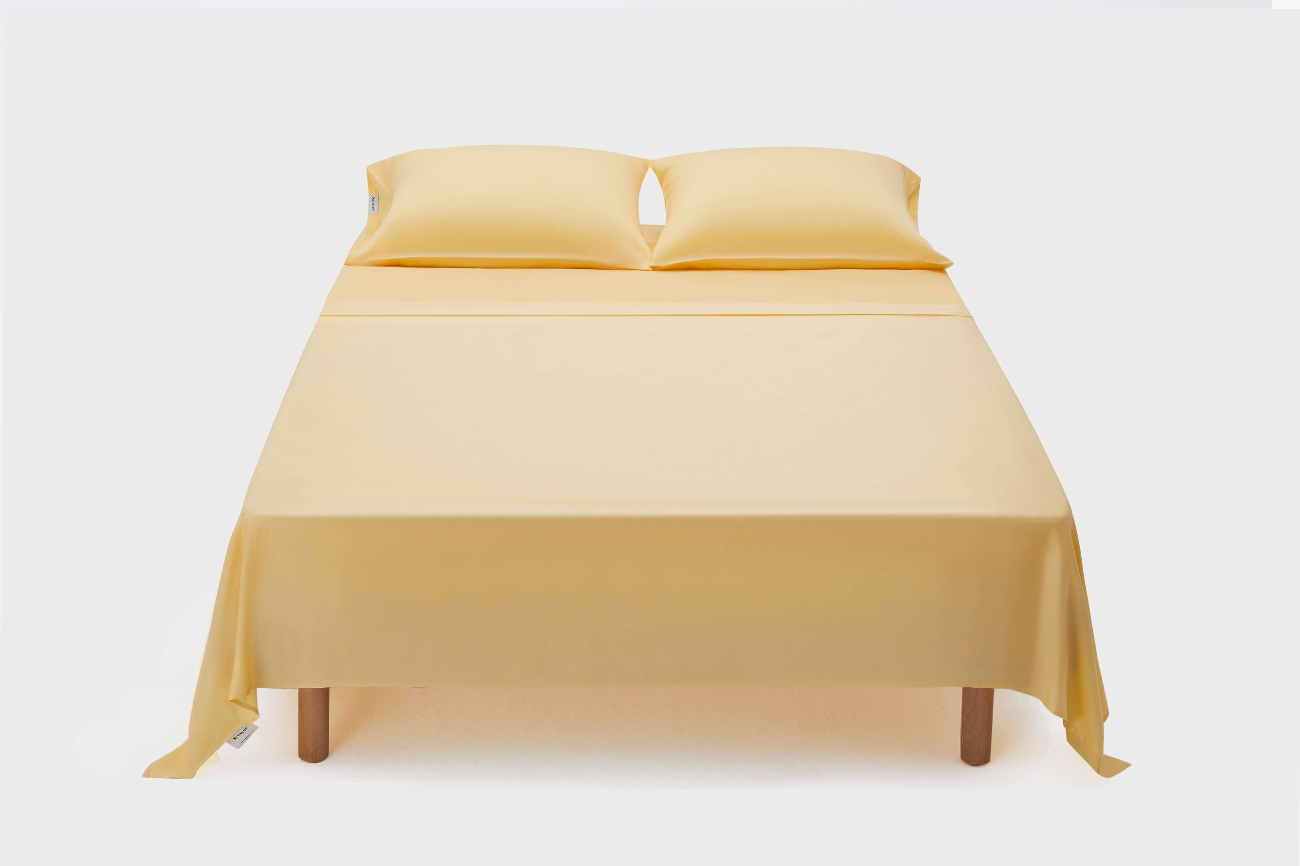#color_pastel yellow_Lyocell Fitted Sheet