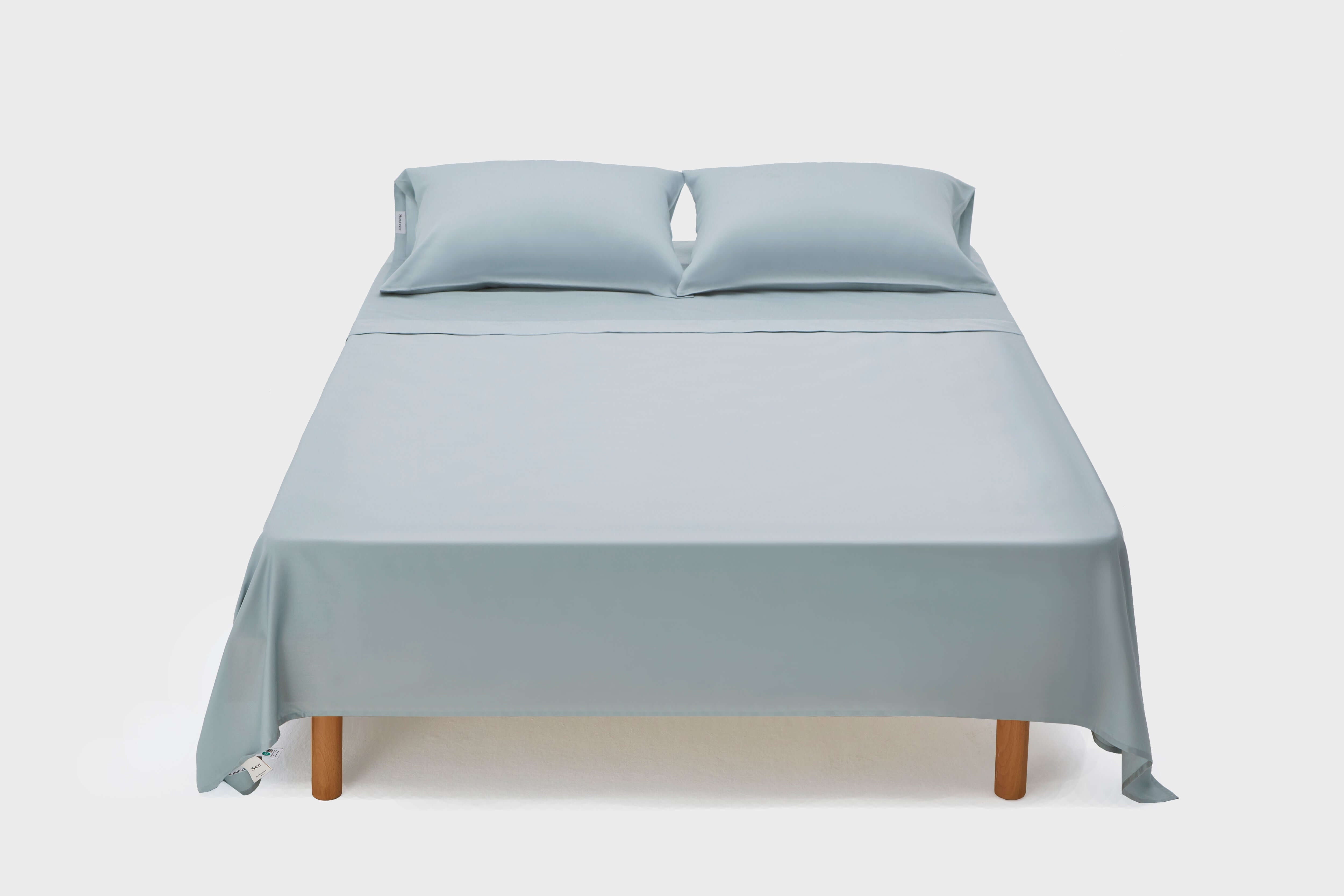 #color_pastel blue_Lyocell Fitted Sheet