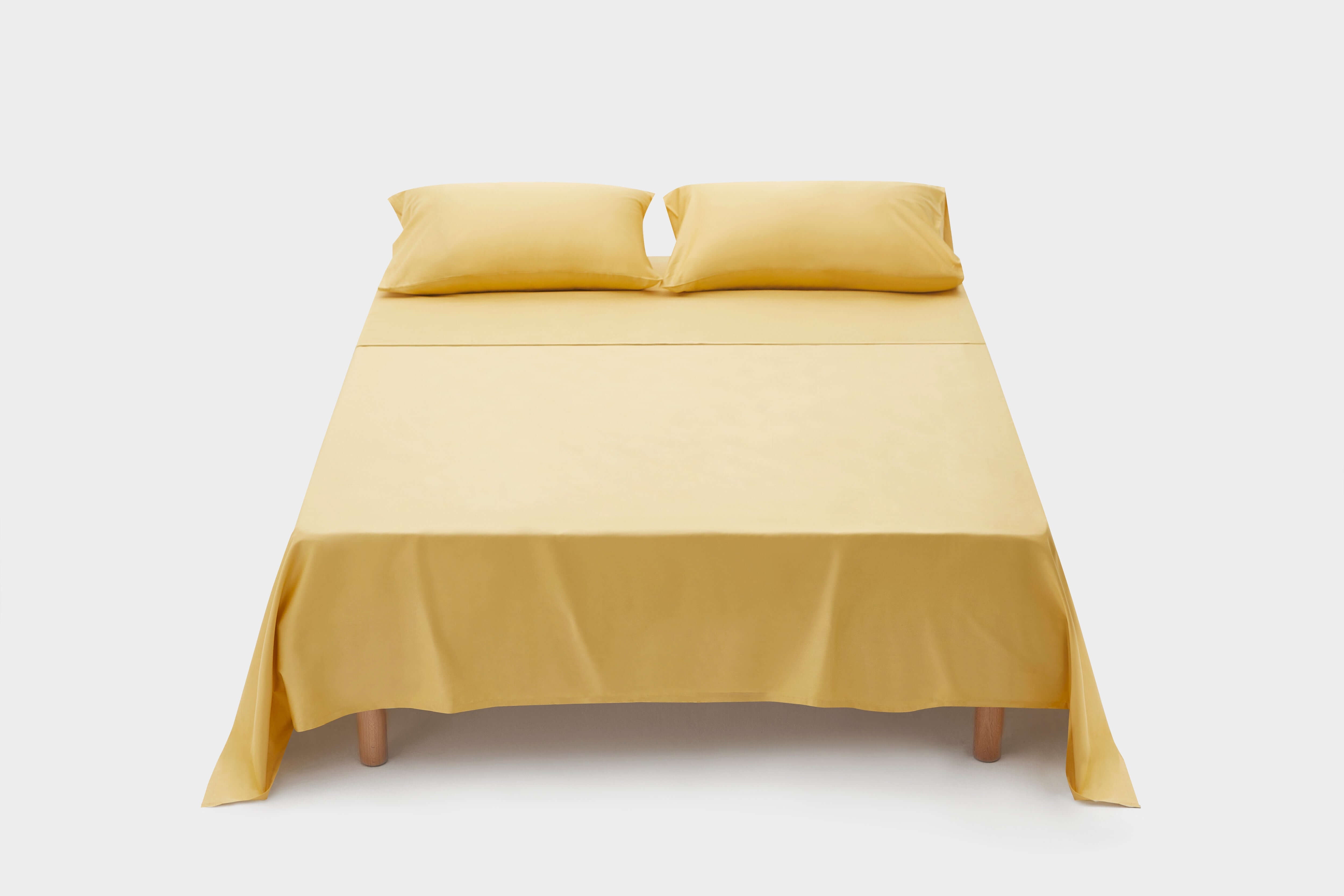 #color_energy yellow_Organic Cotton Flat Sheet