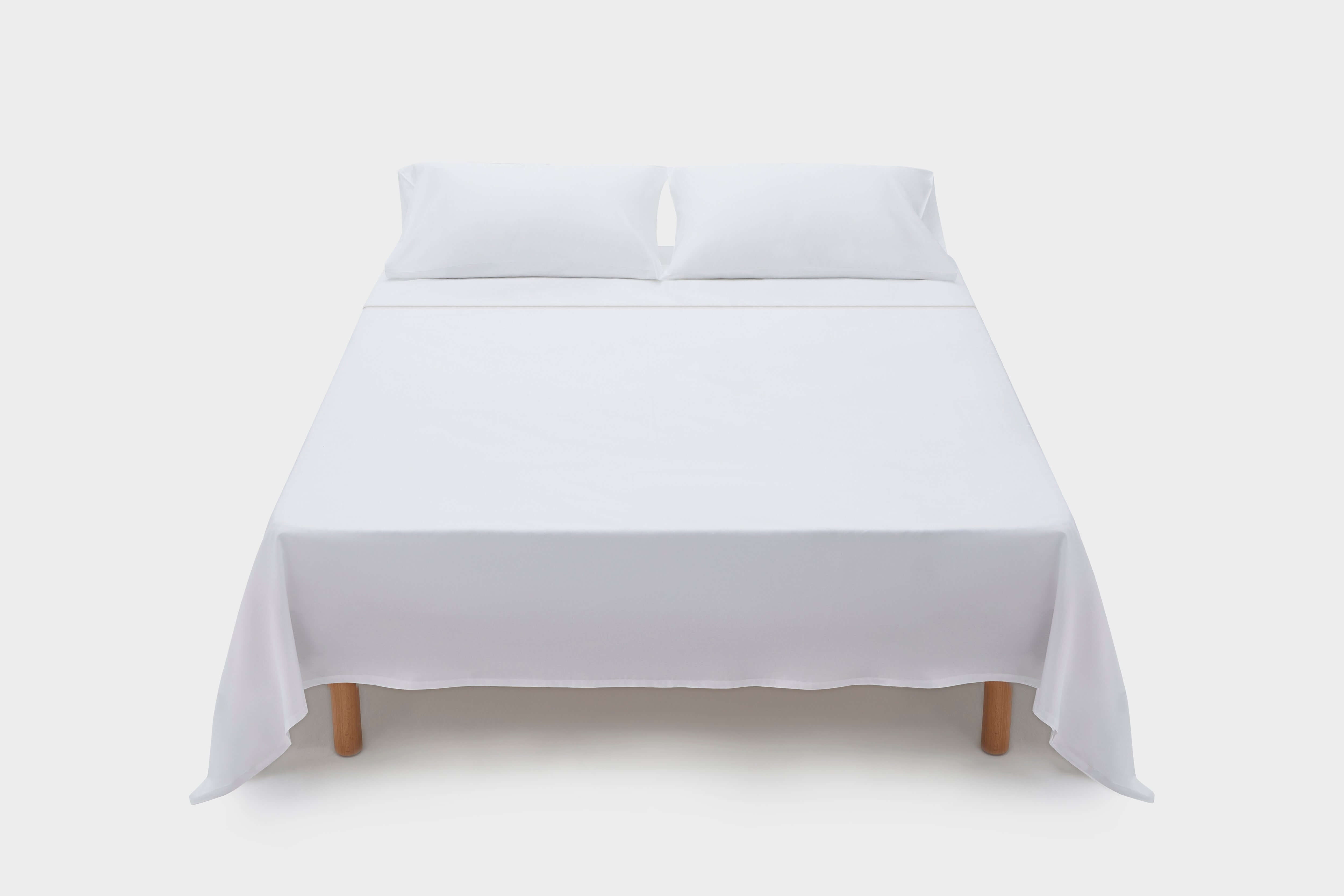 #color_snow white_Organic Cotton Sheet Set