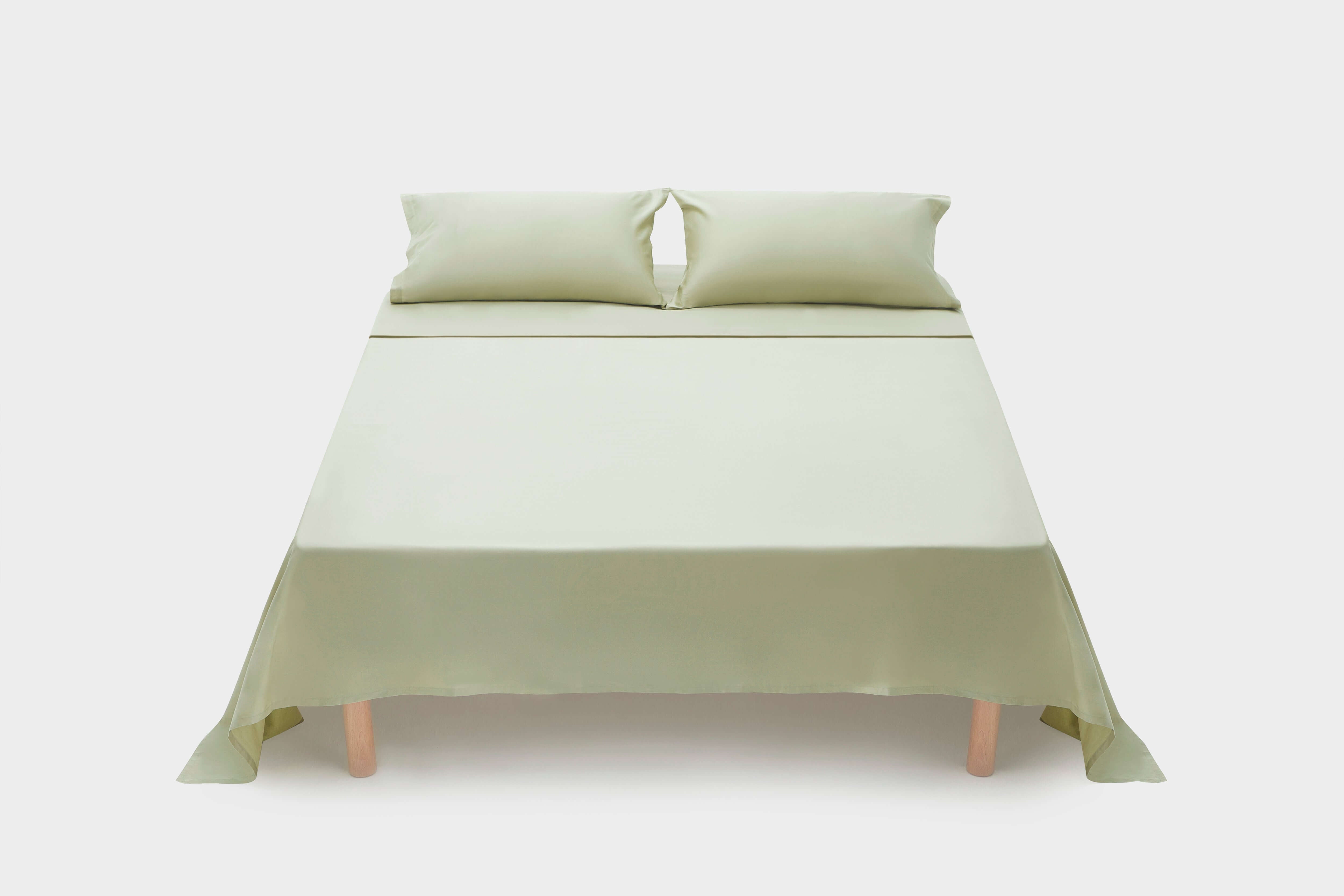 #color_green mist_Organic Cotton Fitted Sheet