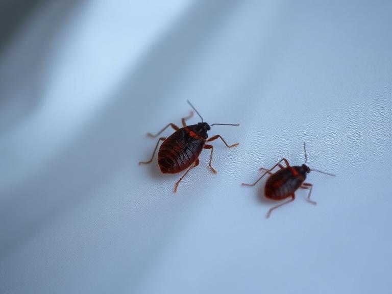 Can bed bugs live on silk sheets?