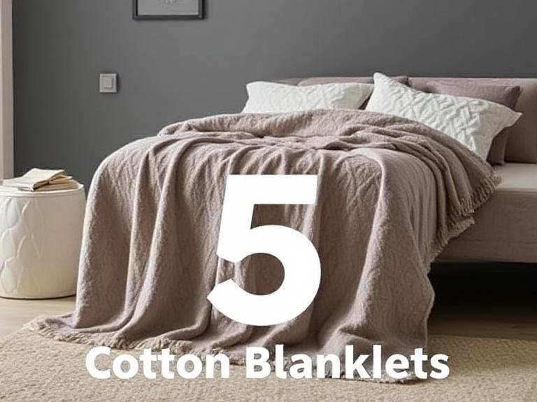 Top 5 Cotton Blankets for Adults in 2025 – Breathable Comfort &amp; Organic Softness