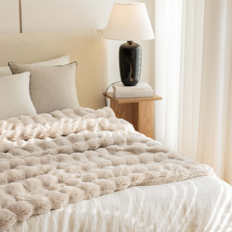 Detailed Instructions: Wash a Faux Rabbit Fur Blanket