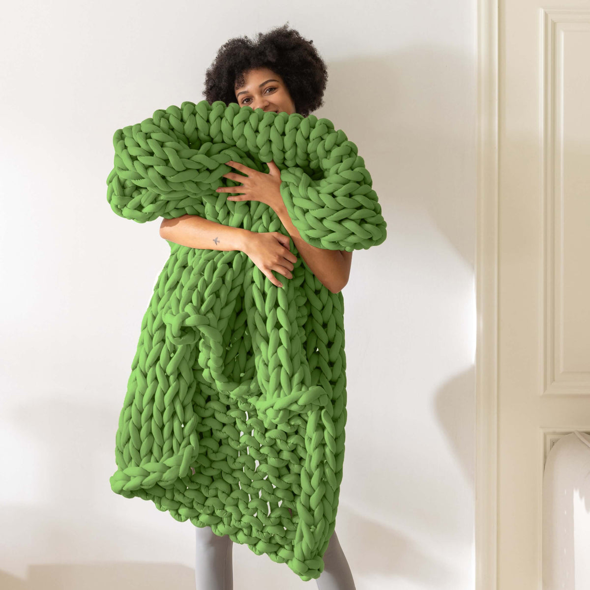 1. Souver X World Environment Day Knitted Weighted Blanket