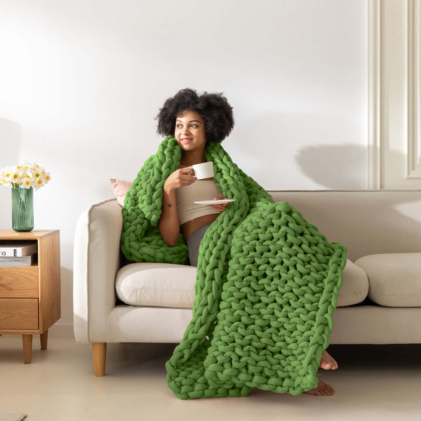 1. Souver X World Environment Day Knitted Weighted Blanket