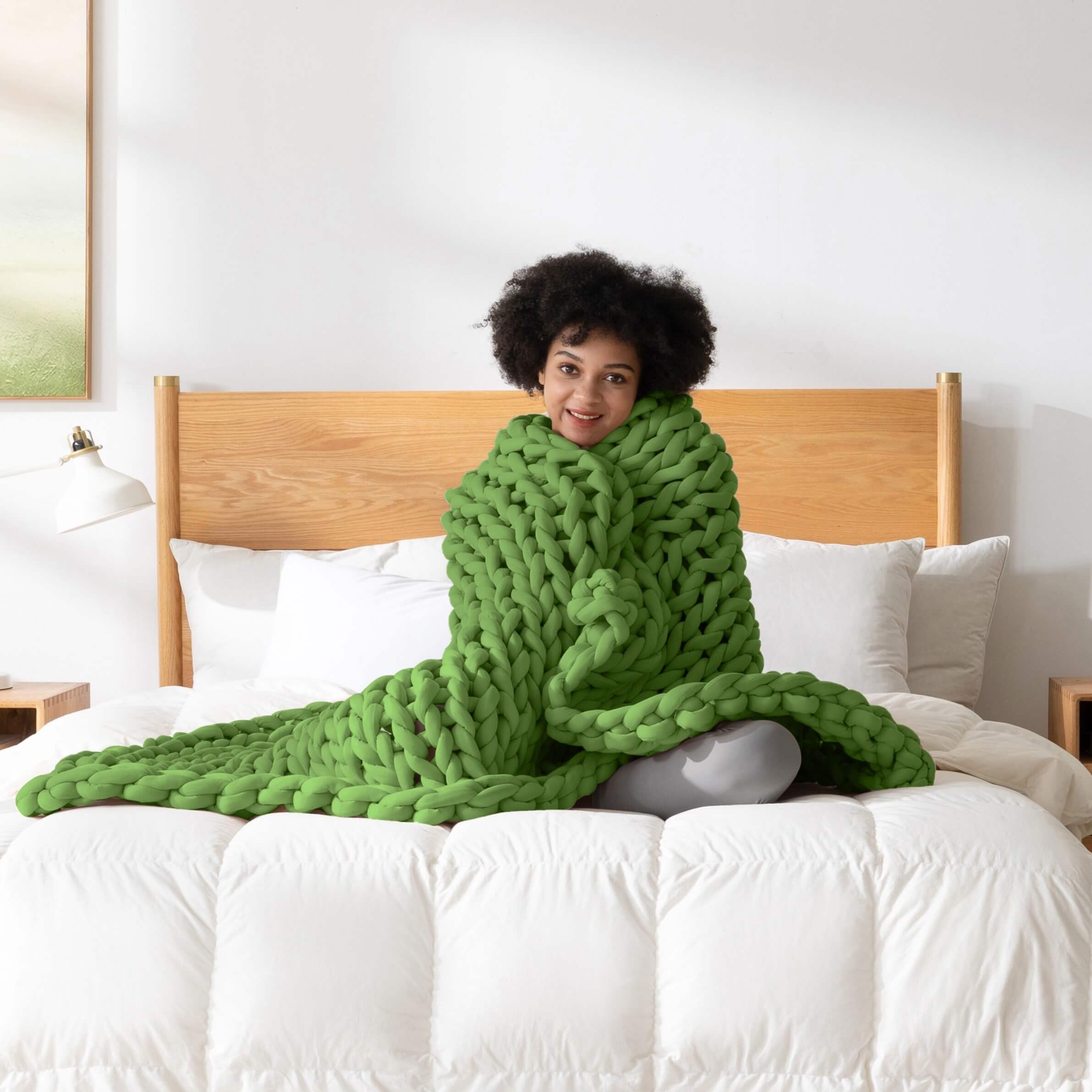 Souver X World Environment Day Knitted Weighted Blanket