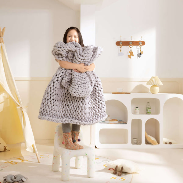 Souver Knitted Weighted Blanket for Kids – In Depth
