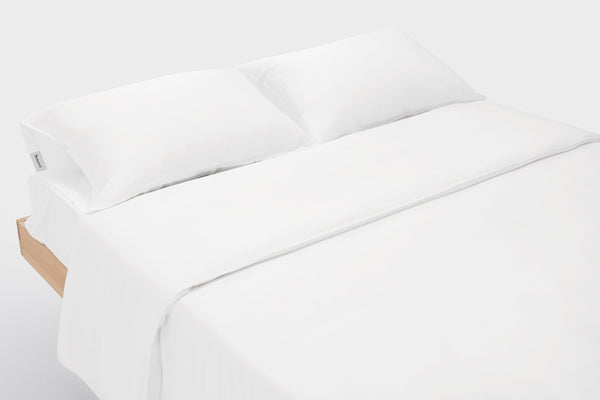 2. Souverhome Snow White Lyocell Fitted Sheet (Queen/King)