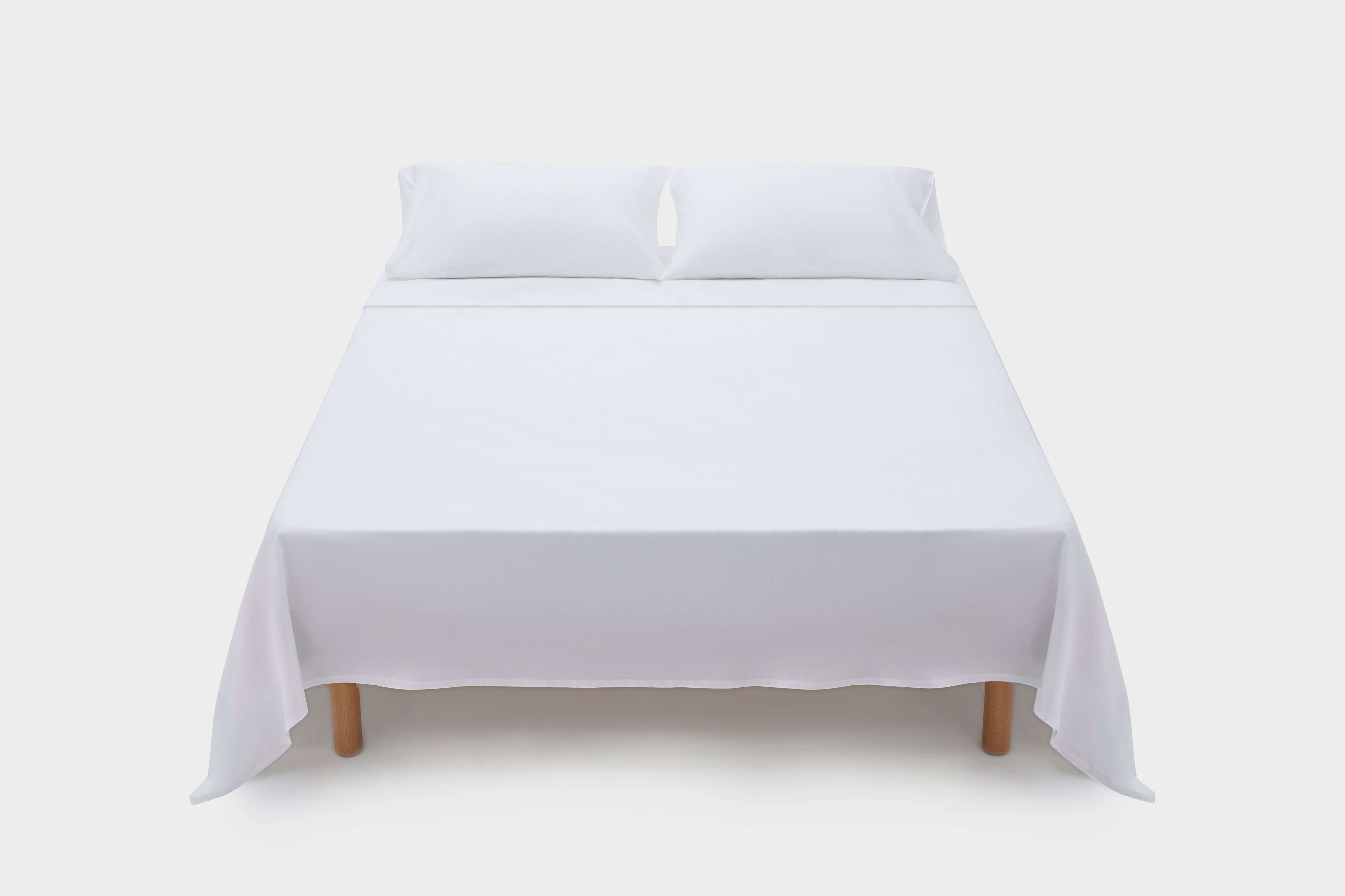 100% Organic Cotton Flat Sheet |Wide Border At The Top
